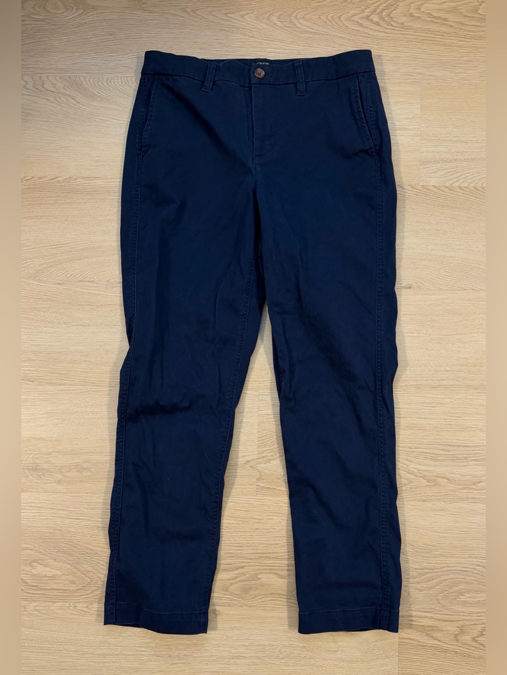 J Crew Womens Size 6 Navy Blue High Rise Girlfriend Chino Pants